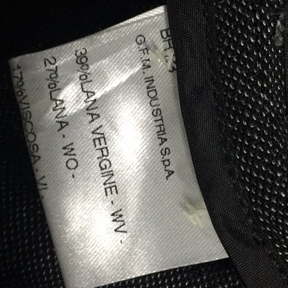 Hache Italian Wool dark coal grey Italian flair gathered skirted swing c… - Picture 16 of 16